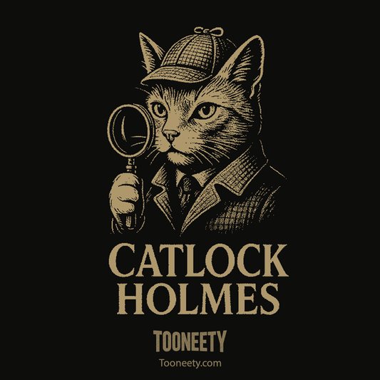 Meet Catlock Holmes – The Ultimate Sherlock Cat Detective Parody Tee