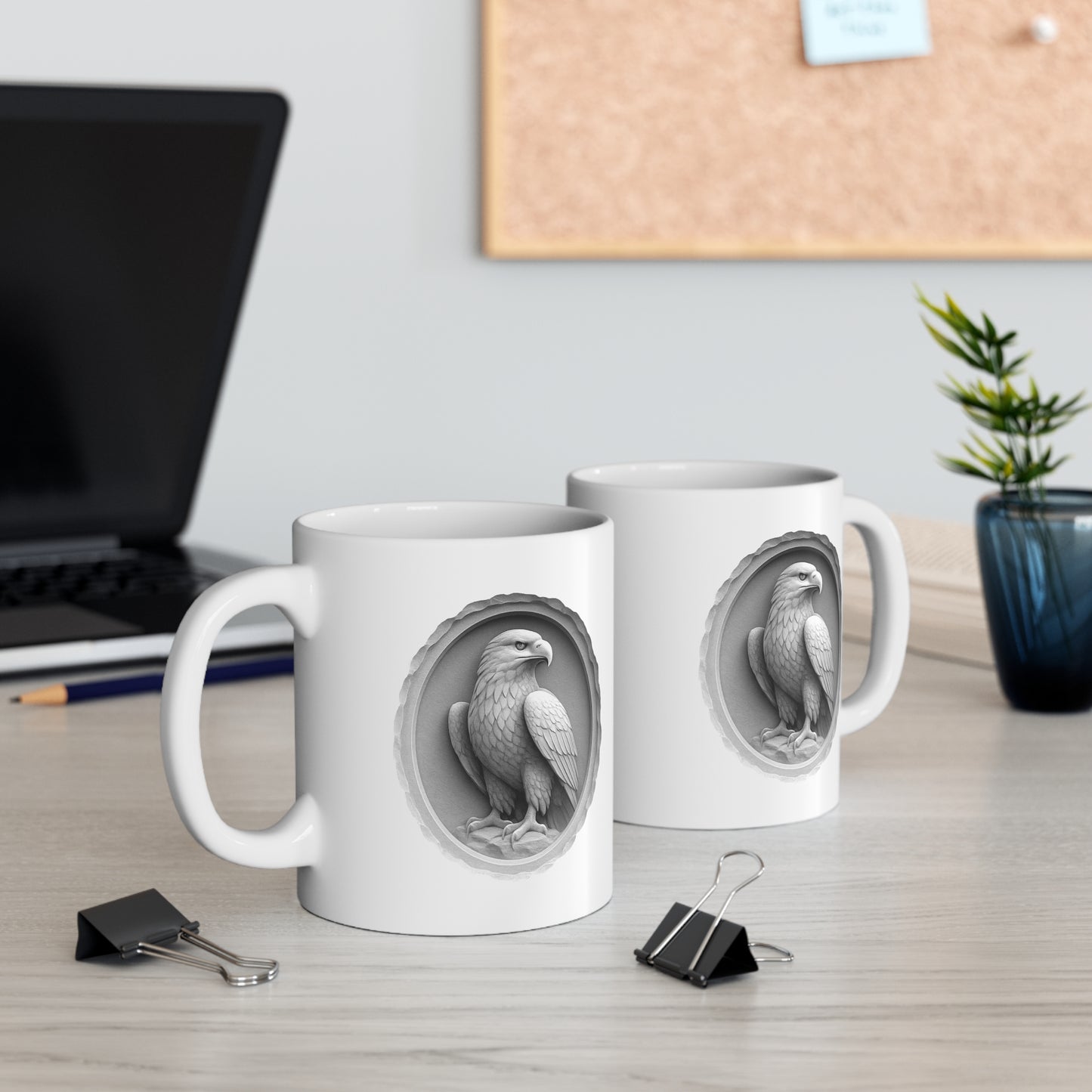 Majestic Eagle Mug | Wildlife Lover Gift, Nature Decor, Birdwatching, Coffee Cup, Unique Ceramic Mug