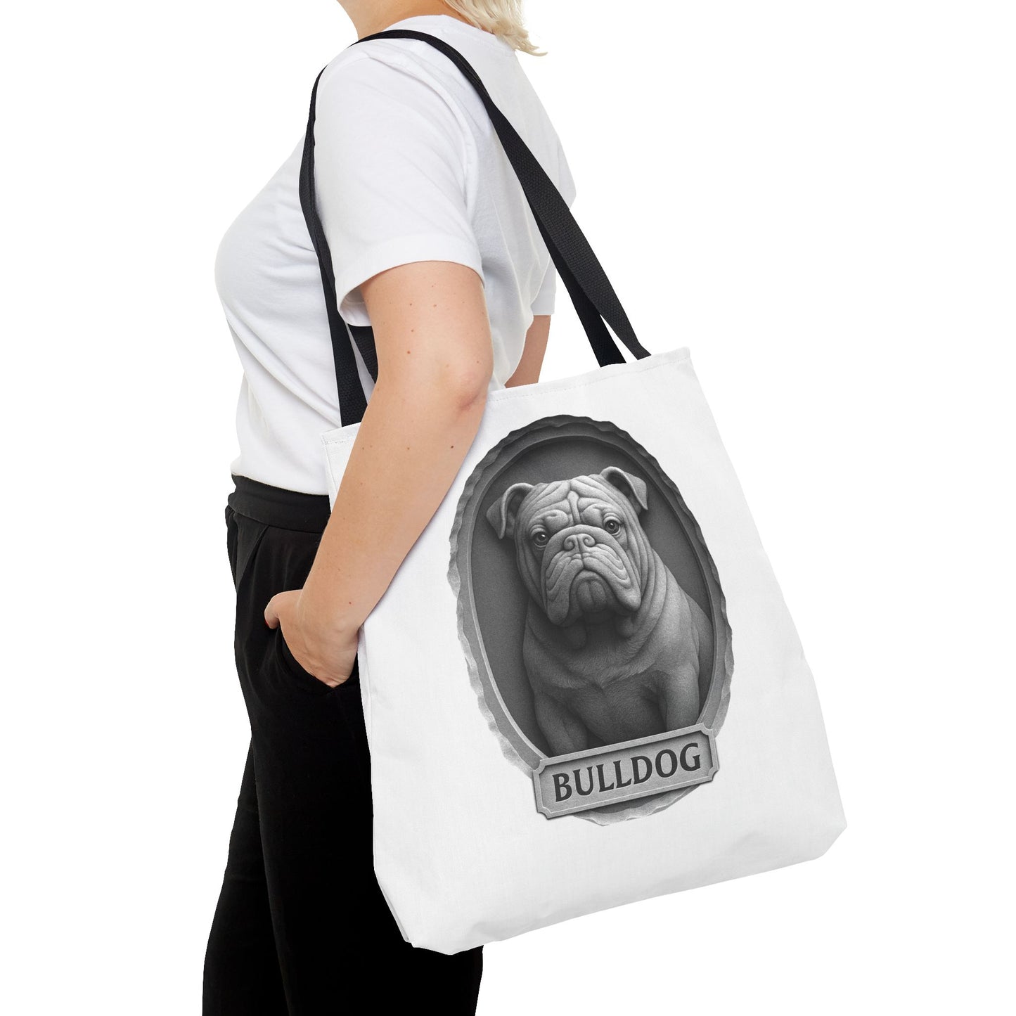 Chic Dog Portrait Tote Bag, Pet Lovers Gift, Stylish Shopping Bag, Unique Funny Tote, Carry-All for Dog Owners, Dog Lover Gift, Animal Print