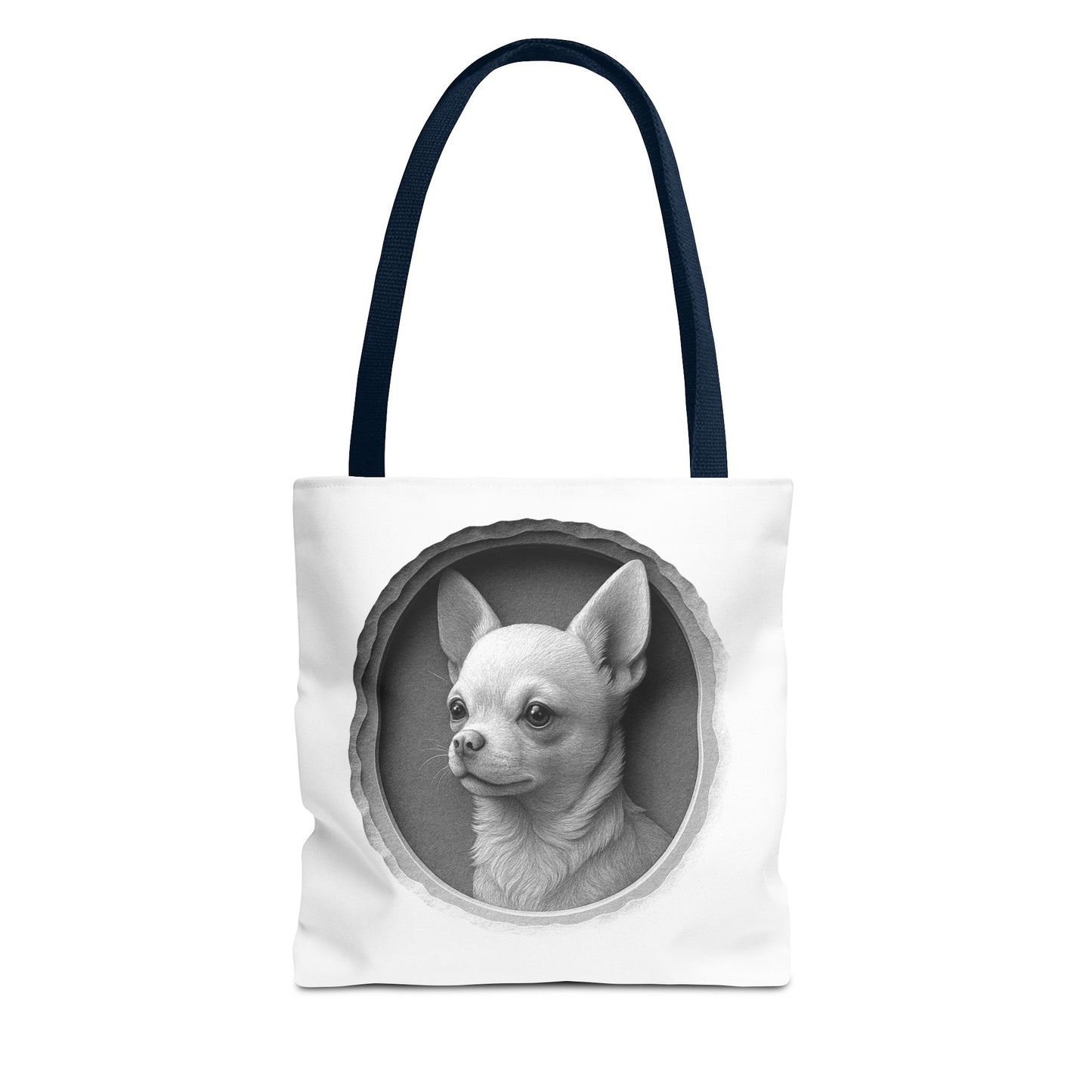 Chic Dog Portrait Tote Bag, Pet Lovers Gift, Stylish Shopping Bag, Unique Funny Tote, Carry-All for Dog Owners, Dog Mom Gift, Dog Dad
