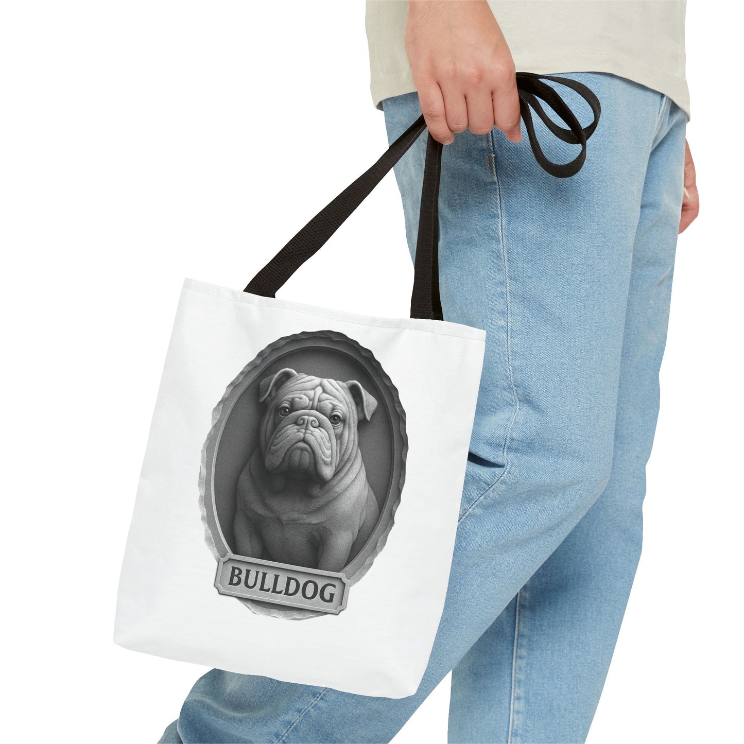 Chic Dog Portrait Tote Bag, Pet Lovers Gift, Stylish Shopping Bag, Unique Funny Tote, Carry-All for Dog Owners, Dog Lover Gift, Animal Print