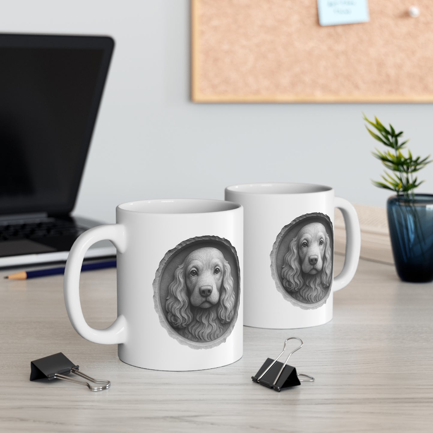 Cocker Spaniel Mug, Dog Lover Gift, Pet Memorial Keepsake, Personalized Coffee Cup, Housewarming Gift, Birthday Present