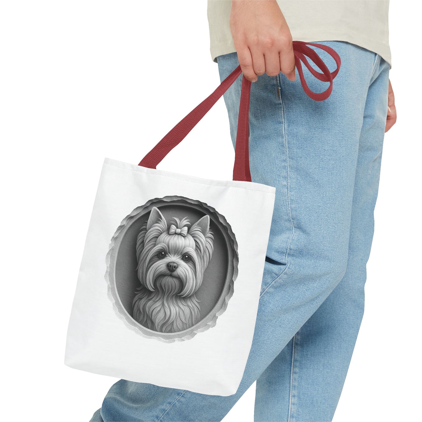 Yorkshire Terrier Tote Bag, Pet Lover Gift, Everyday Carry, Shopping Tote, Unique Dog Lover Accessory