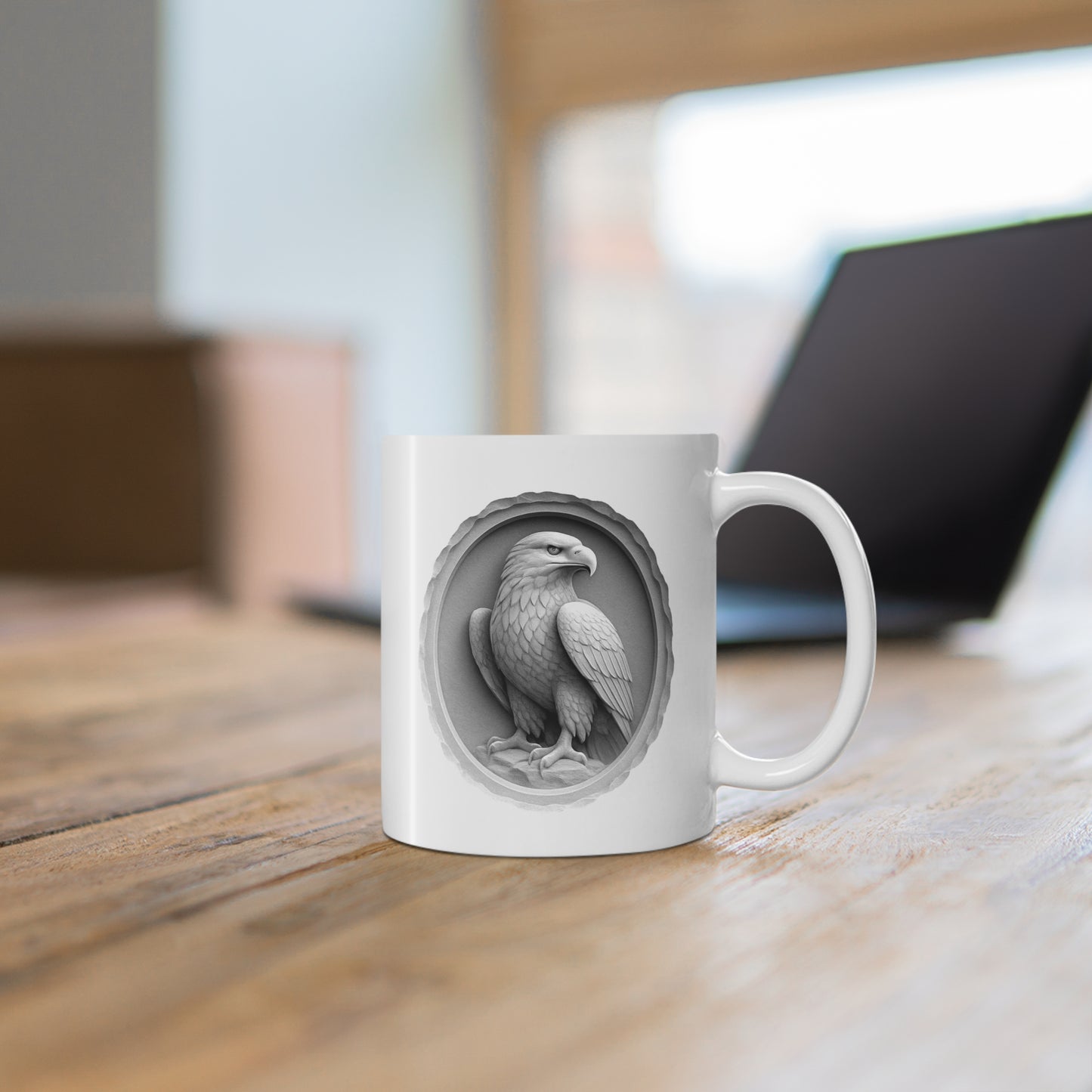 Majestic Eagle Mug | Wildlife Lover Gift, Nature Decor, Birdwatching, Coffee Cup, Unique Ceramic Mug