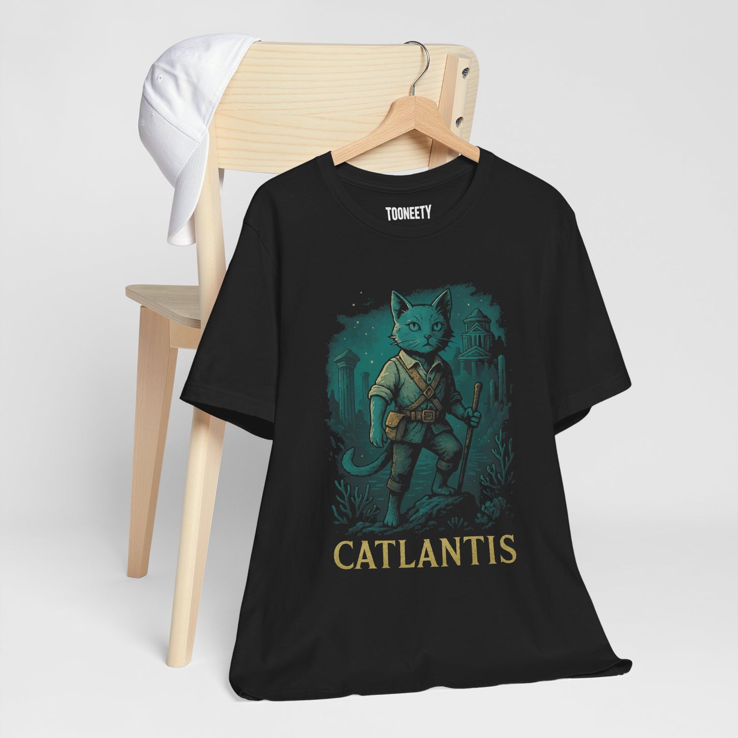Catlantis T-shirt – Lost City Adventure Cat Tee | Tooneety