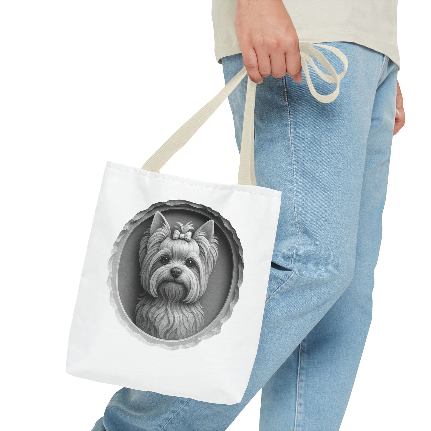 Yorkshire Terrier Tote Bag, Pet Lover Gift, Everyday Carry, Shopping Tote, Unique Dog Lover Accessory