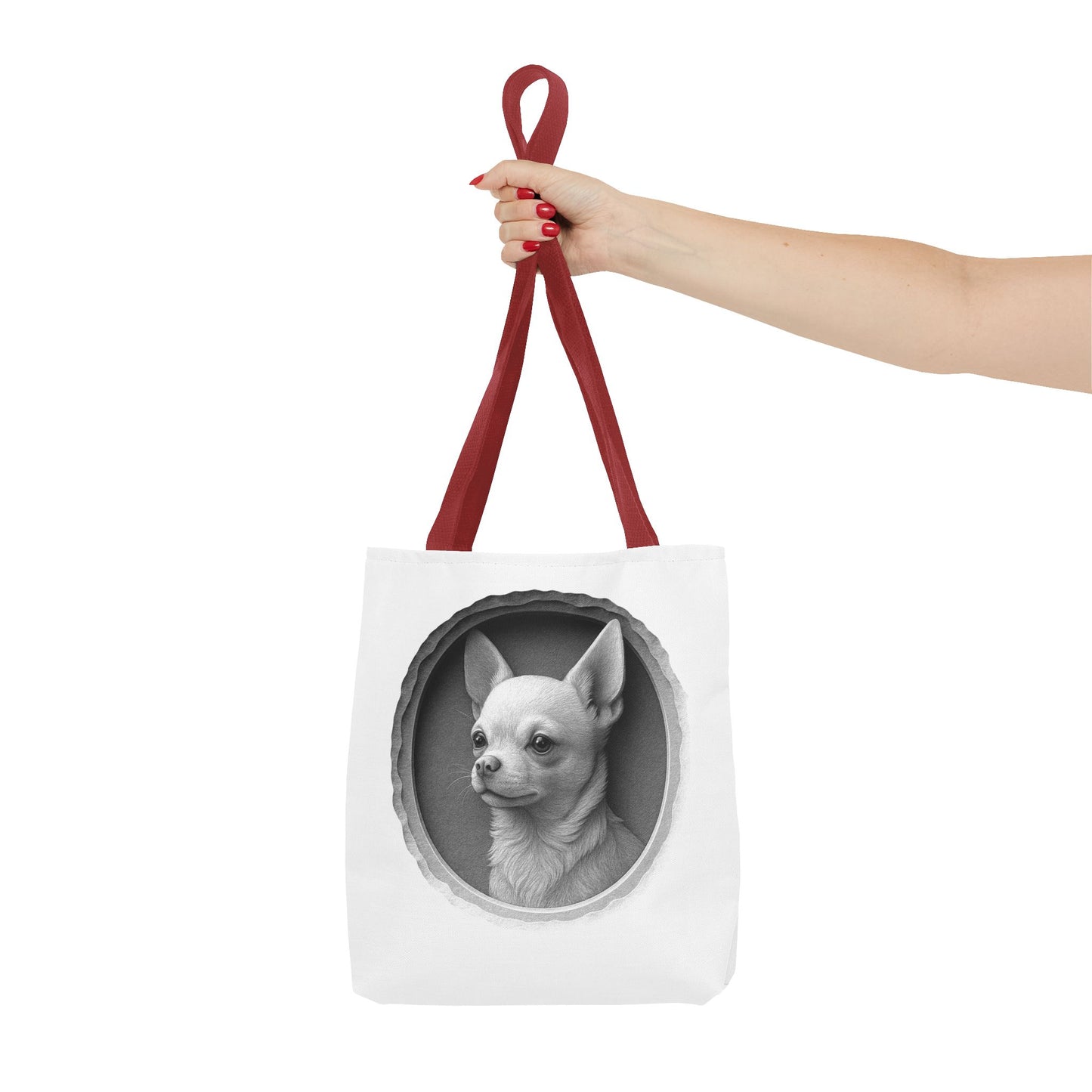 Chic Dog Portrait Tote Bag, Pet Lovers Gift, Stylish Shopping Bag, Unique Funny Tote, Carry-All for Dog Owners, Dog Mom Gift, Dog Dad