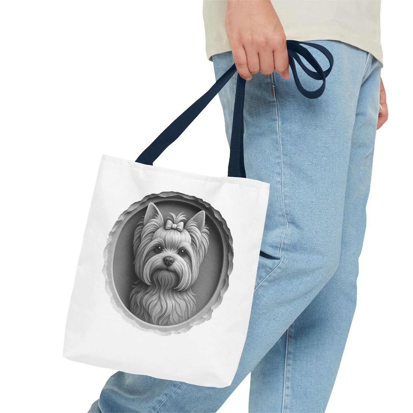Yorkshire Terrier Tote Bag, Pet Lover Gift, Everyday Carry, Shopping Tote, Unique Dog Lover Accessory