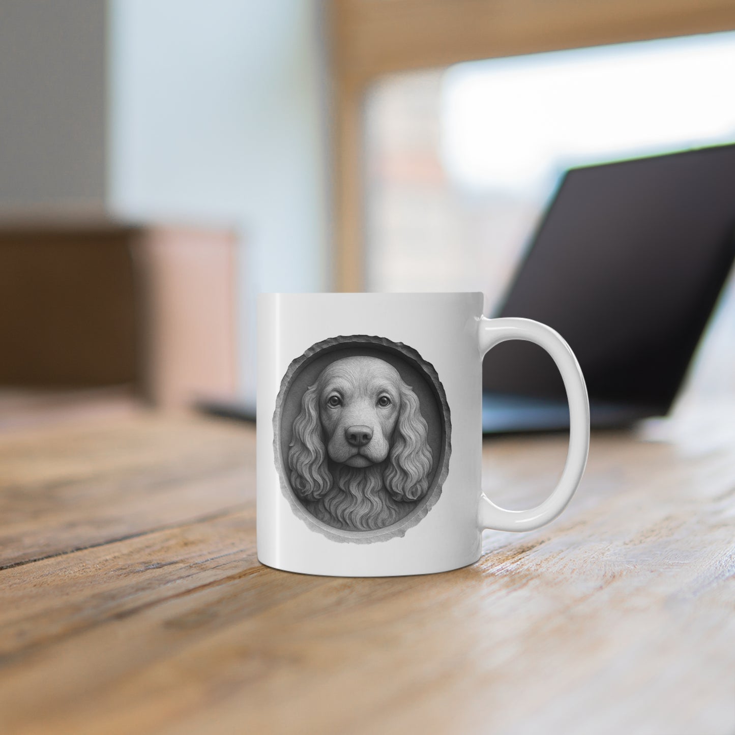 Cocker Spaniel Mug, Dog Lover Gift, Pet Memorial Keepsake, Personalized Coffee Cup, Housewarming Gift, Birthday Present