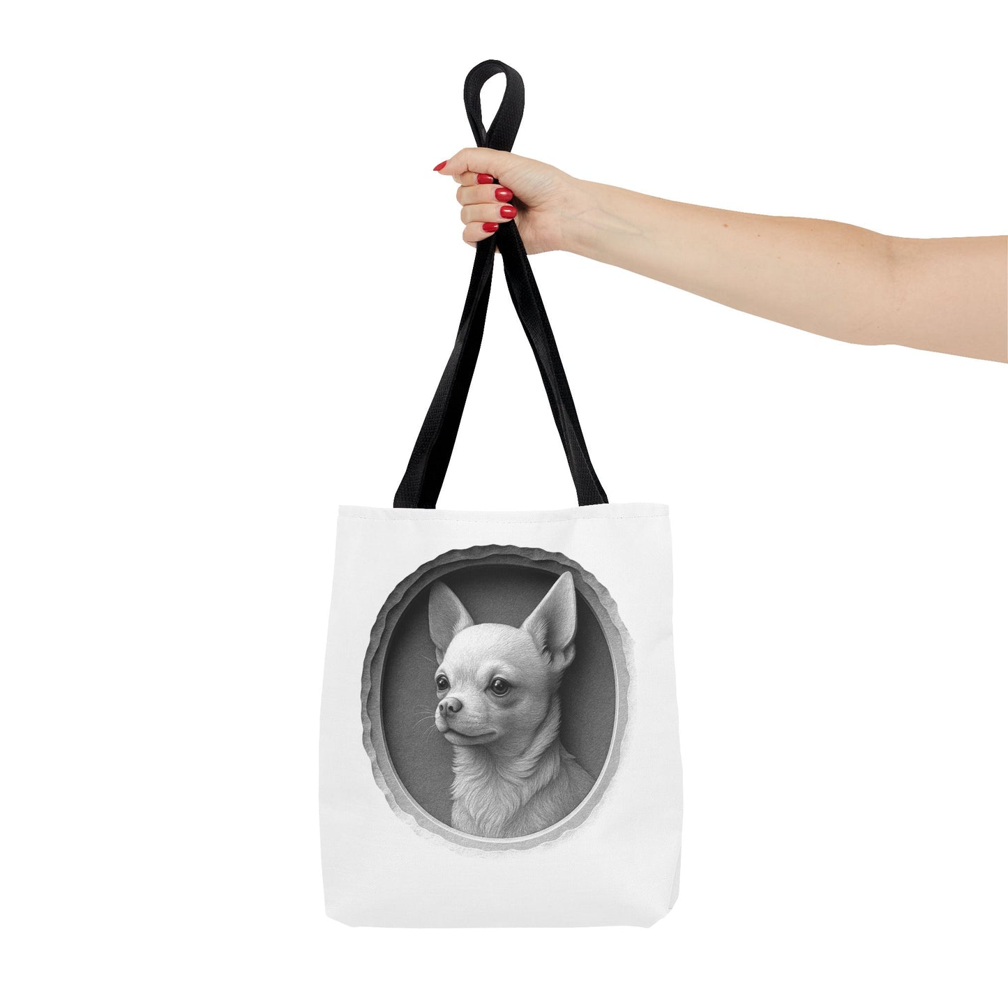 Chic Dog Portrait Tote Bag, Pet Lovers Gift, Stylish Shopping Bag, Unique Funny Tote, Carry-All for Dog Owners, Dog Mom Gift, Dog Dad