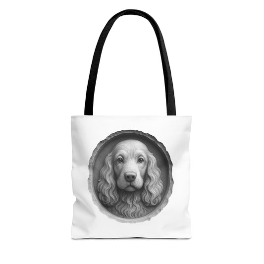 Chic Dog Portrait Tote Bag, Pet Lovers Gift, Stylish Shopping Bag, Unique Funny Tote, Carry-All for Dog Owners, Dog Lover Gift, Fashionable