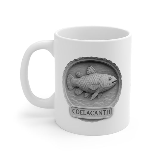 Coelacanth Vintage Mug | Fishing Lover Gift | Unique Drinkware | Coffee Cup | Ocean Enthusiast Decor | Marine Life Collector'S Item – Vintage bee graphic shirt by Tooneety