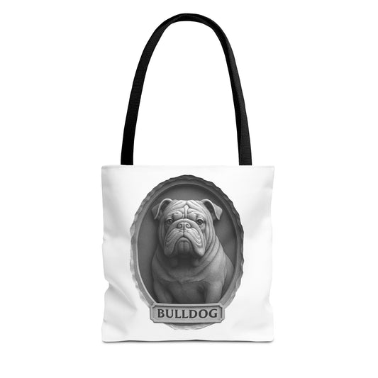 Chic Dog Portrait Tote Bag, Pet Lovers Gift, Stylish Shopping Bag, Unique Funny Tote, Carry-All for Dog Owners, Dog Lover Gift, Animal Print
