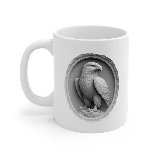 Majestic Eagle Mug | Wildlife Lover Gift, Nature Decor, Birdwatching, Coffee Cup, Unique Ceramic Mug