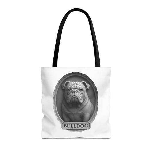 Chic Dog Portrait Tote Bag, Pet Lovers Gift, Stylish Shopping Bag, Unique Funny Tote, Carry-All for Dog Owners, Dog Lover Gift, Animal Print