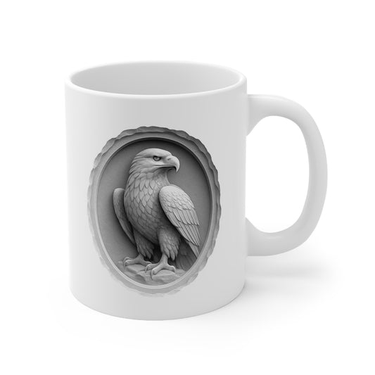 Majestic Eagle Mug | Wildlife Lover Gift, Nature Decor, Birdwatching, Coffee Cup, Unique Ceramic Mug