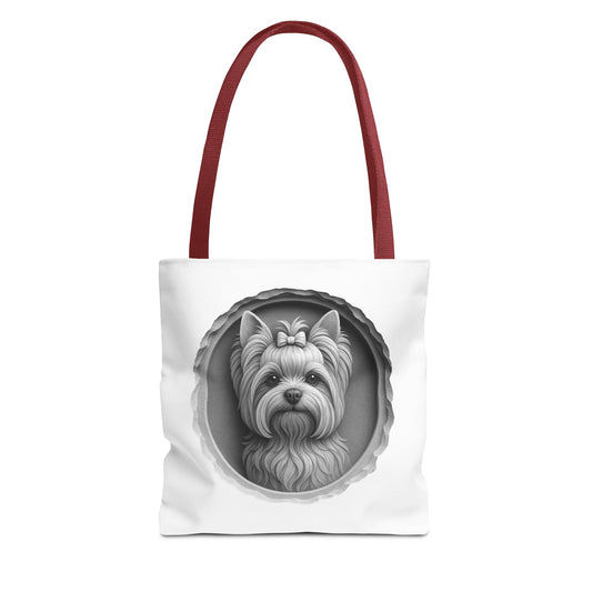 Yorkshire Terrier Tote Bag, Pet Lover Gift, Everyday Carry, Shopping Tote, Unique Dog Lover Accessory