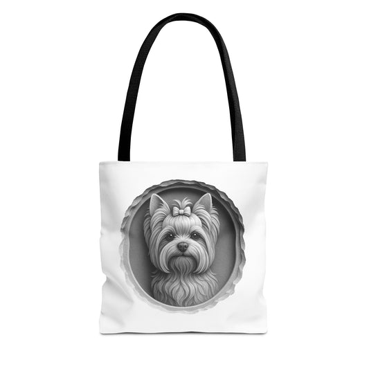 Yorkshire Terrier Tote Bag, Pet Lover Gift, Everyday Carry, Shopping Tote, Unique Dog Lover Accessory